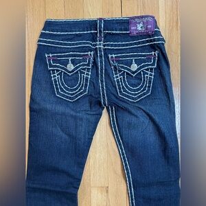 Rare Women's True Religion Billy Super T Straight Leg Jeans NEVER WORN